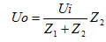 高压Ui和Uo关系式如公式