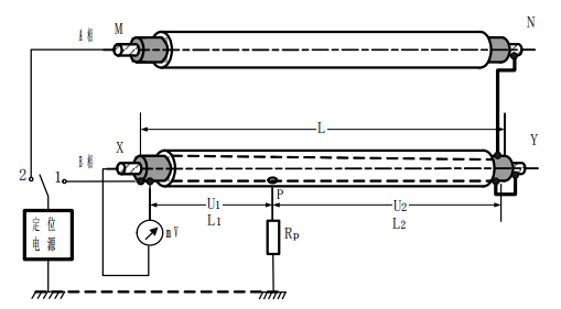 电压降法定位原理图